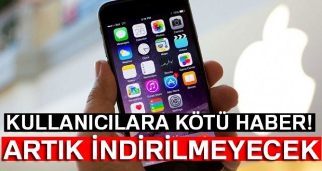 Apple 32 bit uygulamaları indirilmeyecek!
