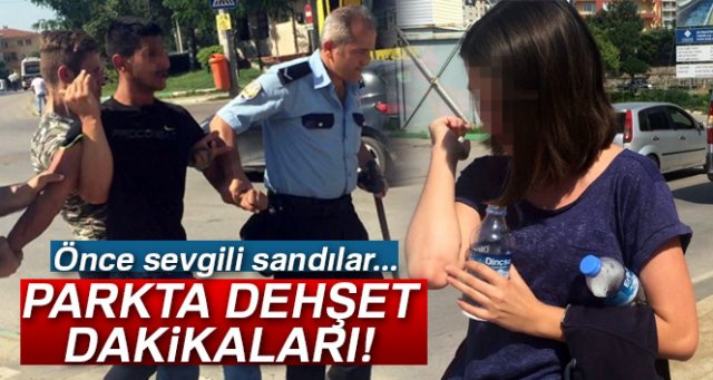Bursa'da parkta dehşet dakikaları