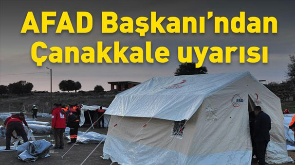 Çanakkale'de artçı depremlerle ilgili KRİTİK açıklama