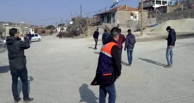 Deprem paniği kamerada