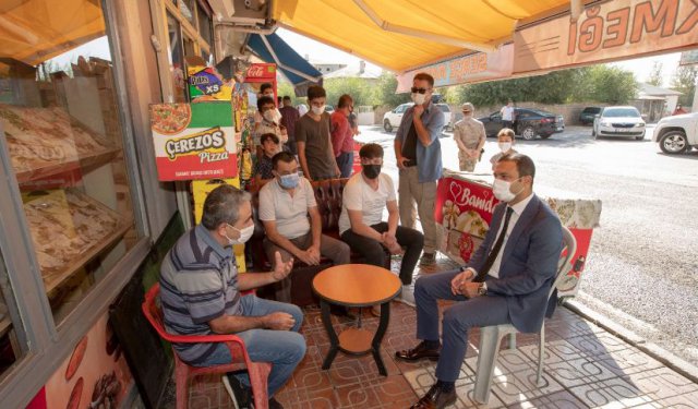 Kaymakam Sinan Aslan'dan Bostaniçi'ne ziyaret