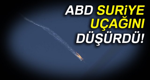 Koalisyon güçleri Suriye savaş uçağını vurdu