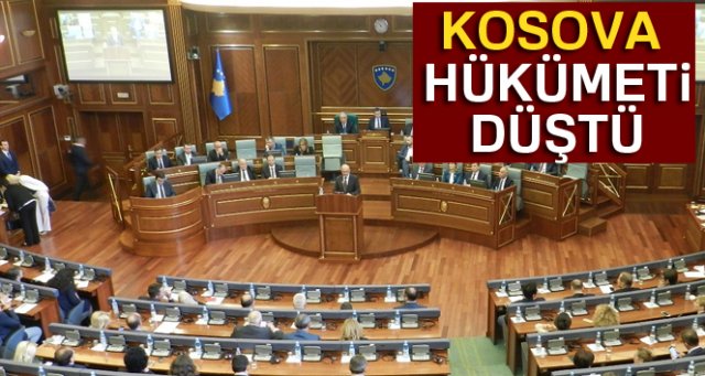 Kosova'da hükümet düştü!