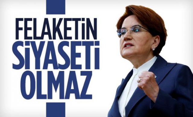 Meral Akşaner'den İzmir Depremi açıklaması
