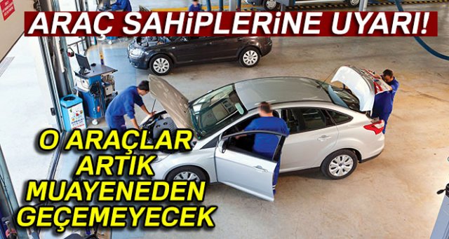 Standart dışı plakalar muayeneden geçemeyecek