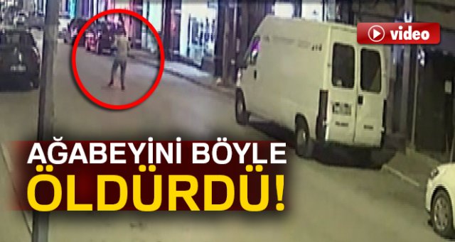Tartıştığı ağabeyini öldürdü!