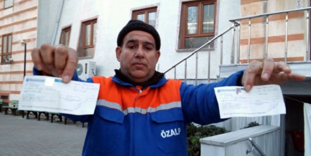 Temizlik işçisi Ayhan İnatlı'dan örnek davranış