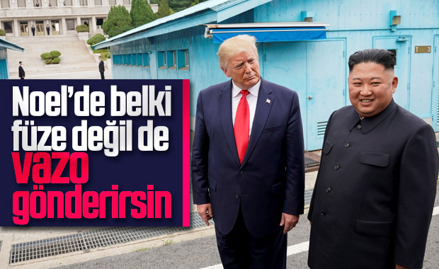Trump'tan Kim Jong-un'a vazo esprisi