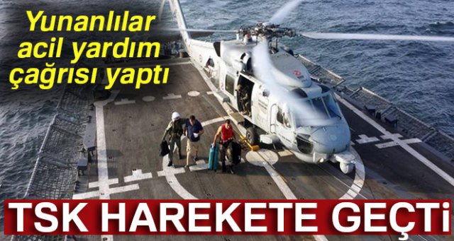TSK’dan Yunanistan’a yardım eli